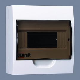 Корпус пластиковый навесной 8 модулей IP41 ЩРН-П-8 31010DEK DEKraft SE