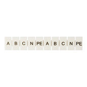Маркеры для JXB-ST 1,5 с символами "A, B, C, N, PE" (10 шт.) zb-st-1.5-A-PE EKF PROxima