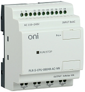 Логическое реле PLR-S. CPU0804(R) 220В AC без экрана PLR-S-CPU-0804R-AC-NN ONI