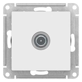 Розетка TV телевизионная Atlasdesign скрытой установки проходная 4DB механизм белый ATN000192 Schneider Electric