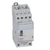 Legrand CX3 Контактор модульный с ручным упр. 4P 25А 4НО катушка 230В 412561 /уп. 1 шт/