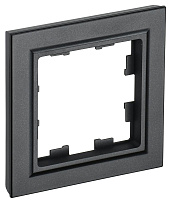 Рамка 1-местная РУ-1-БрЧ черный BR-M12-K02 BRITE IEK