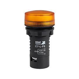 Лампа светодиодная желтая 110 В AC/DC XB7EV05GP C7-L-F5  362156 КЭАЗ
