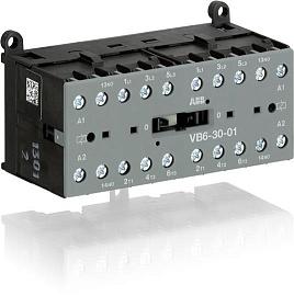 Миниконтактор реверсивный VB6A-30-10 9A (400В AC3) катушка 24В АС  GJL1211911R0101 ABB