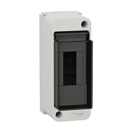 Бокс пластиковый Easy9 XS 1ряд/2модуля навесной с прозрачной дверью 86х55х140 IP40 EZ9EAB102 Schneider Electric