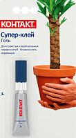Супер-клей КОНТАКТ гель 3 г (блистер) КМ 120-Б03 ГЛ