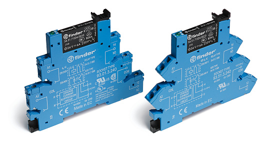 Изображение товара Модуль интерфейсный реле 1CO 6A 24В IP20 FINDER