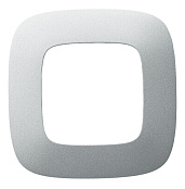 Рамка для розеток и выключателей Valena ALLURE 1 пост универсальная алюминий 754391 Legrand