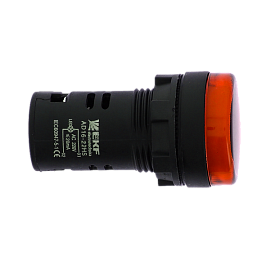 Лампа сигнальная (светодиодная матрица) AD16-22HS красная IP54 (ledm-ad16-r) EKF