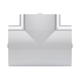 Тройник "In-liner Aero" 90х50 мм цвет серый металлик 09506G DKC