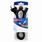 Шнур сетевой 1.8М 2x0.5мм² REXANT 06-3252