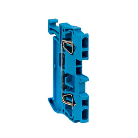 Колодка клеммная самозажимная JXB-ST-2.5 31А синяя plc-jxb-st-2.5-blue EKF