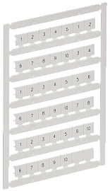Маркер для CTS 10мм2 "1-10" AF-CT10D-M-010-01 ARMAFIX IEK