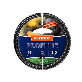 Леска для триммера Profline D 3 мм L 15 м скрученный квадрат, черный 300-15-5 на пластиковой обойме, блистерн