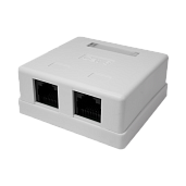 Компьютерная розетка 8P8C (RJ-45), UTP, 6, 2 порта 10-0310 SUPRLAN