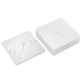 Коробка разветвительная KMP-030-032 наружная, 100х100х25, белая EKF PROxima