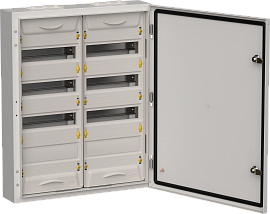 Корпус мет. ЩРн-96 (2х48) 710х570х140 IP54 сер TITAN 5TI5-50-N-2X048-54-7035 IEK