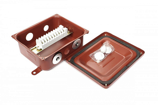 Изображение товара Коробка распределительная металлическая IP43 ЗЭТАРУС КЗНА-08 У3