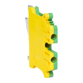 Колодка клеммная винтовая 2.5 UT земля scr-ut-2,5-pe EKF