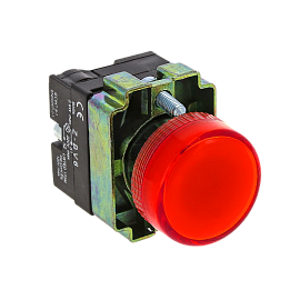 Лампа сигнальная BV64 красная с подсветкой (xb2-bv64)  EKF