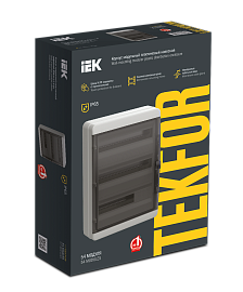 Бокс пластиковый КМПн-54 IP65 навесной TEKFOR черн. прозр. дверь 560х408х153 TF5-KP72-N-54-65-K03-K02 IEK