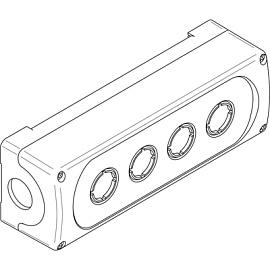 Корпус кнопочного поста MEP4-0 на 4 элемента пластиковый 1SFA611814R1000  ABB