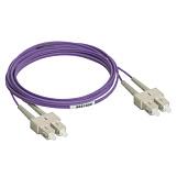 Шнур оптоволоконный OM3 - многомодовый - SC/LC - 1 м - цвет морской волны 032612 Legrand