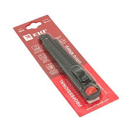 Нож строительно-монтажный 18 мм НСМ-80 (SK4) Heavy Duty (до 60 кг) Professional ncm-80-pro EKF