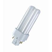 Лампа компактная люминесцентная КЛЛ энергосберегающая 13Вт G24Q-1 Dulux D/Е 13W/840 4000К холодный свет 131х34 4050300017594 / 4099854122316 OSRAM