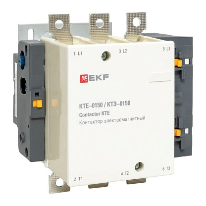 Изображение товара Контактор EKF PROxima 150А 230В 1NO с IP20 для автоматизации и промышленности