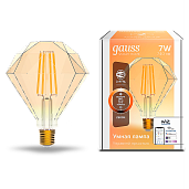Лампа светодиодная 7 Вт E27 2500K 740Лм диммируемая LED Smart Home 1350112 GAUSS