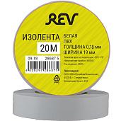 Изолента ПВХ 0,18х19мм Белая 20м Profi REV 28687 5