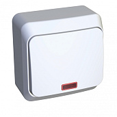 Изображение товара Выключатель одноклавишный световой с подсветкой серии Этюд Systeme Electric