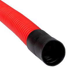 Труба гофрированная двустенная ПНД d 40 с зондом (50 м) красная tg2st-40-50m EKF