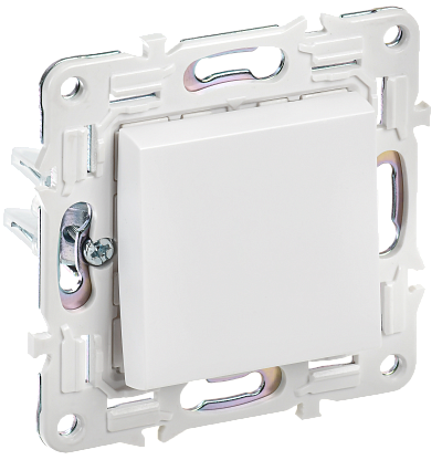 Изображение товара Выключатель 1-клавишный 10А SK-V01W арктический белый SKANDY IEK
