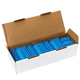 Колодка клеммная самозажимная JXB-ST-2.5 31А 3 вывода синяя plc-jxb-st-2.5-3-blue EKF
