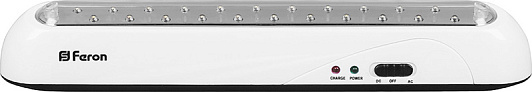 Изображение товара Светильник светодиодный аккумуляторный EL-14 22LED AC/DC белый 12634 Feron