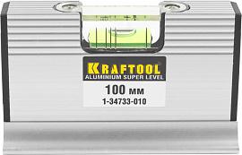 Уровень  для "водных" работ, 100мм KRAFTOOL "PRO" 1-34733-010