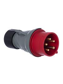 Вилка кабельная силовая Easy&Safe 416EP6, 16А, 3P+N+E, IP44, 6ч 2CMA101967R1000 ABB