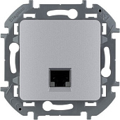 Изображение товара Розетка информационная RJ 45 INSPIRIA категория 5E UTP алюминий 673827 Legrand