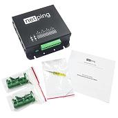 Компактное устройство удаленного мониторинга датчиков по сети Ethernet/Internet Input+Relay v1 NetPing