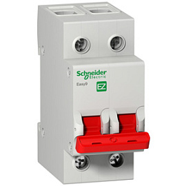 Выключатель-разъединитель Schneider Electric серии Easy9, 2P, 100 А/400 В