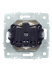 Розетка 1-мс/залюминий мех-м BRITE РС11-1-0-БрА BR-R11-16-K47 IEK