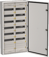 Корпус металлический ЩРн-168 (2х84) 1085х570х140мм IP54 серый (одна дверь) TITAN 5 TI5-50-N-2X084-54-7035 IEK