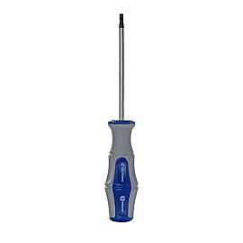 Отвертка Ultra Grip Torx Tamper-20 х 100 мм CR-V, двухкомпонентная рукоятка (1 шт.) подвес 910-058  КОБАЛЬТ
