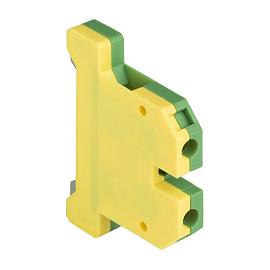 EKF Колодка клеммная ЕК-6/40 JXB желто-зеленая (plc-ek-6/40) /40шт./