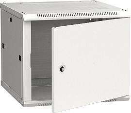 Шкаф телекоммуникационный навесной (настенный) ITK 19" 6U 600x600 дверь металлическая RAL7035 LWR3-06U66-MF IEK