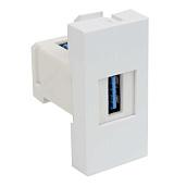 Розетка USB QUADRO QD 45x22,5 (HB) белая KOPOS