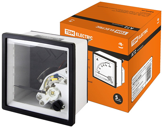 Изображение товара Амперметр А96 X/5А-1,5 TDM без шкалы для точных измерений тока