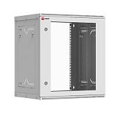 Шкаф телекоммуникационный настенный разборный 12U (600х350) дверь стекло, Astra A ITB12G350D серия EKF Basic